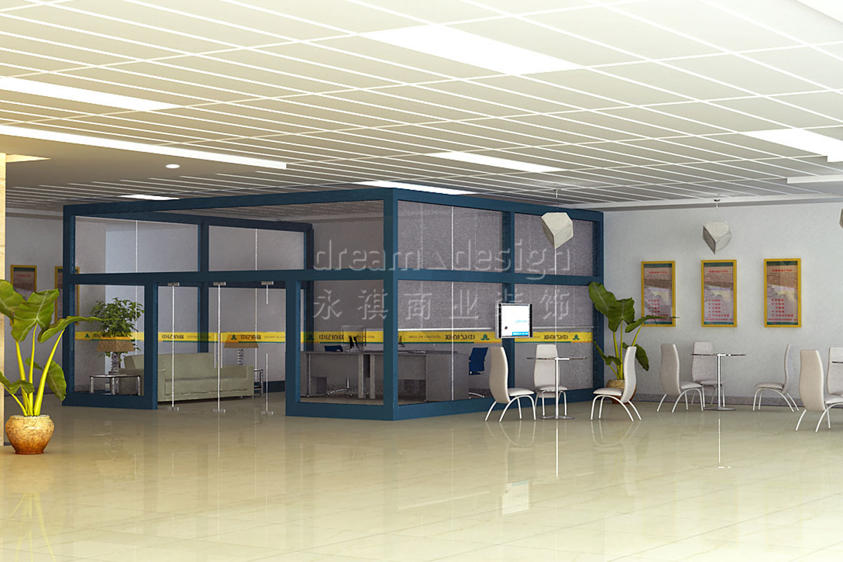 中億佰聯(lián)辦公室裝修效果圖_長沙辦公室裝修案例_長沙裝修公司_永祺商業(yè)裝飾