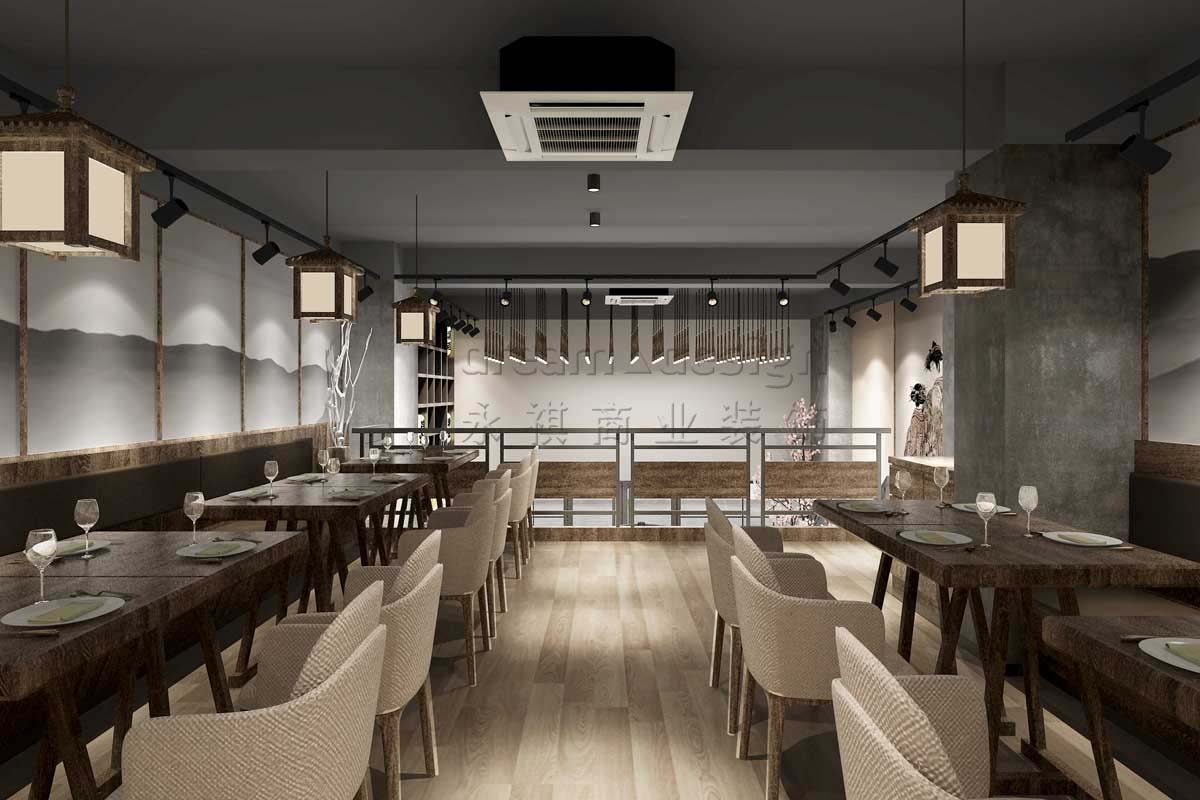 木夕壽司店面設(shè)計(jì)效果圖3